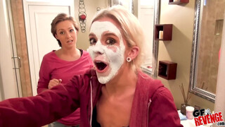 Two satisfying chicks sharing one huge dick