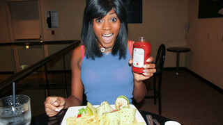 Buy me dinner then ride my black beaver in the hotel room