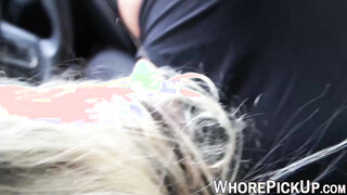 Escort babe in stockings filmed while fucked & creamed