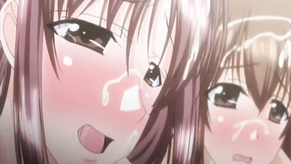 Young pregnant milking tits