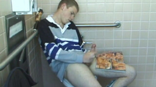 Christian Strokes Meat In Toilet