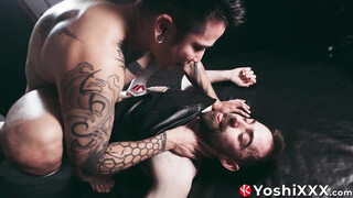 Determined to dominate Yoshi Kawasaki his dom NomadicF destroys his anus