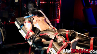 Intense foot play domination & dick pump gay bondage