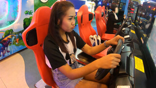 Thai MILF GF jerks prick after a day out in the mall