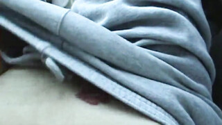 Sexy couple Blowjob & fingering on Car POV