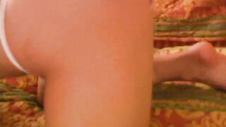 Sexy spex hoe jerking off rock hard shaft