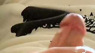 Blonde twink revealed his meat while blowing smoke