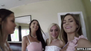 Slutty bridesmaids go kinky before the wedding