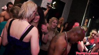 Enjoying every inch of his party shaft