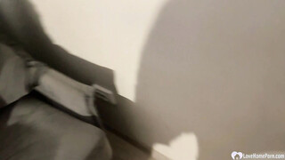 Horny slutty Tinder babe giving a best blowjob