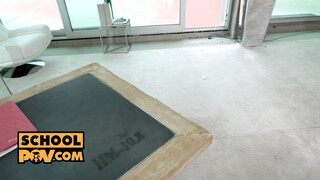 itsPOV - Disobedient teen dorm babe Nata Ocean is screwed into place