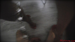 Femdom high heels footjob & shoejob (POV)