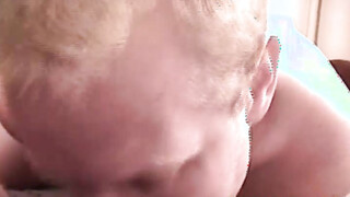 Kinky massive guy pleasures himself & unloads white chowder