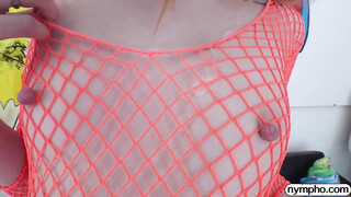 Slutty Scarlet Skies Takes A Huge Dick