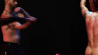 Muscular Draven Torres takes a flogging hard & fast & wants more