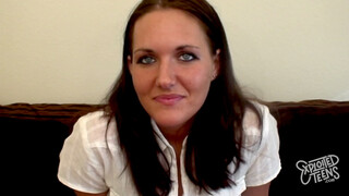 Nervous Nelly Debutes Her Snatch on 1st Hot Casting