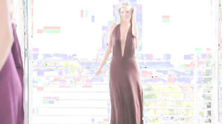 Blonde naughty BFFs tasting big black cock on casting