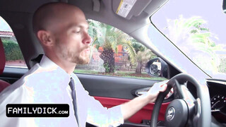 Sexy Lover In Naughty Underwear Invites Mesmerizing Little Boy For A Threesome