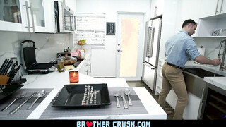 BrotherCrush - Soldier Gets His Ass Plowed By His Little Stepbrother