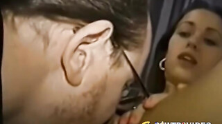 Sensual amateur babe enjoys her first porn video ever