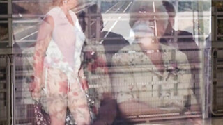 Lean forward & stick out the hole & cunt