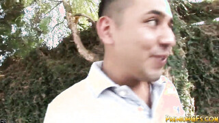 Bukkake tart fucked hard in fuck sesh