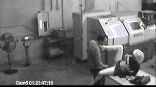 MILF blonde masturbates at work then jerks meat