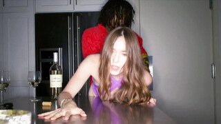 Mesmerizing Hazel Moore was nervous a bit until she felt the huge black cock inside her