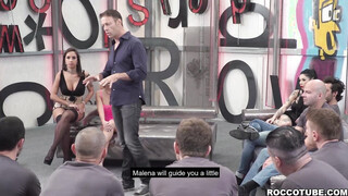 Amateur guys trained in Rocco Siffredi's hard academy!