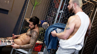 Basement Anal Fuck With Tattooed Boys