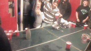 University dick sucking teen goes down on cock