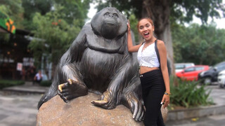 Sexy ass Thai Girlfriend licked & banged at home after a day out