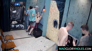 Anonymous Gangbang Fuck at Public Swingers Club