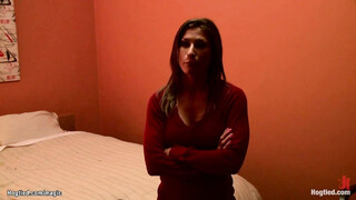 Titty wrestler assfucking bound babe