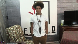 Riyaz's meat went rock-hard when I pushed the dildo up his hole