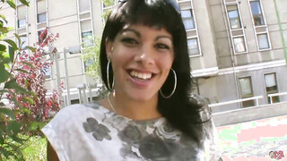 Sexy Latin Tart Sucks & Fucks For Money & Loves It