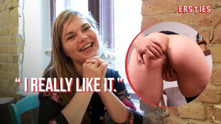 Ersties - Mesmerizing Viktoria Fingers Her Bushy Beaver