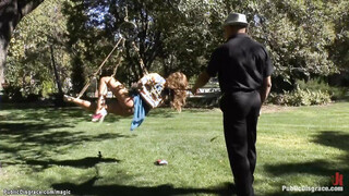 Babe banged in different public places