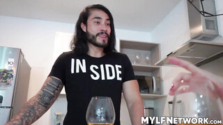 Bombshell Sebastian Bolanos banged deep in a doggystyle position by Mario Leon