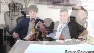 Derek Kage fucks intern Cristiano after being caught wanking