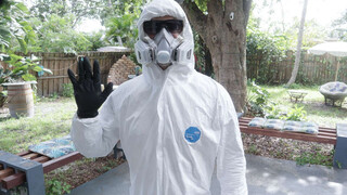 Big tit bouncing on doctors shaft in quarantine