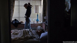 Blonde with big titties in L.A. showing off her body