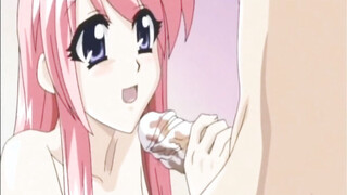 Japanese teen with fat knockers sucks prick