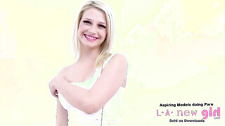 Adorable Little Teen Hottie Makes Herself Cum With Her Finger During Photoshoot