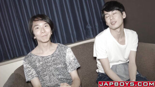 Japanese twink Fuji forms sixtynine before ass pumping