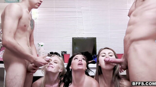 Beverage Pong ends up in BESTFRIEND Porn