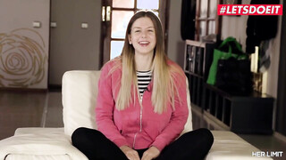 HERLIMIT - Big Boobed Tart Stella Cox Gets Double penetration'd By Two Thick Black Cocks