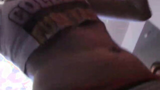 Slutty coed gives head at frat party