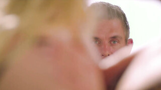 Blonde Girlfriend Brings VIXEN Naomi Swann home to Ride her Man