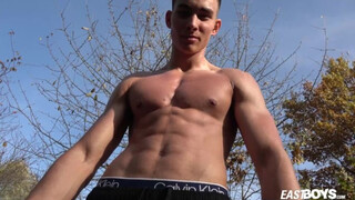 Emilion Reynolds shows off his sexy hot teen body